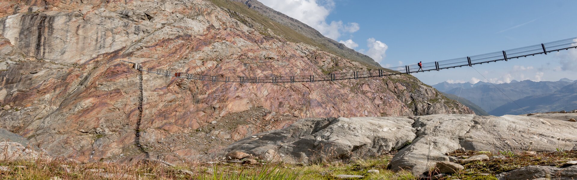 suspension bridge in Obergurgl